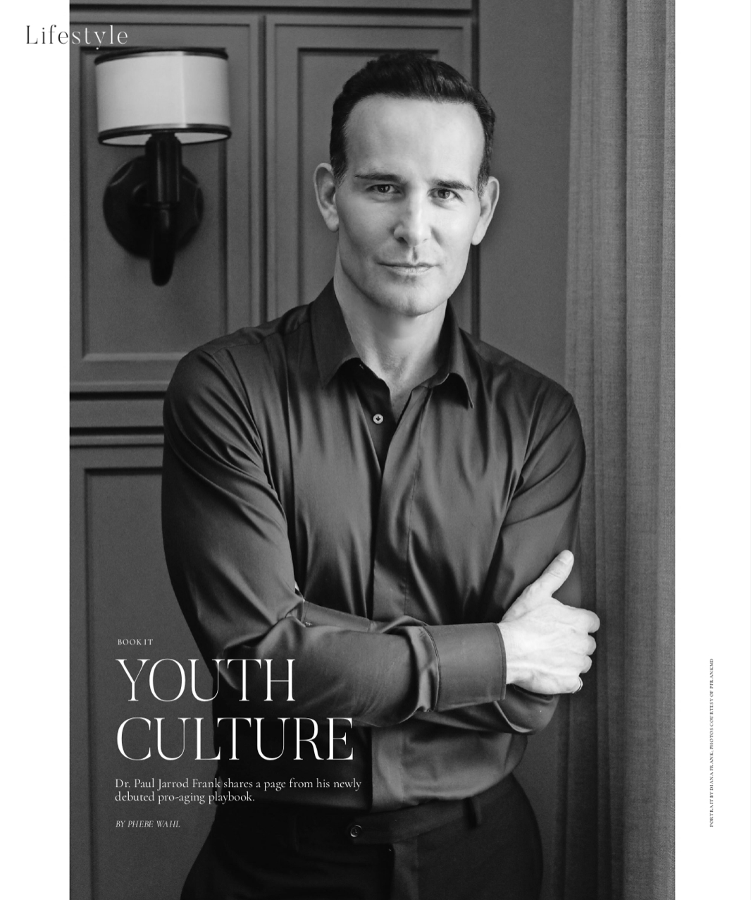 LIFESTYLE featured The Pro-Aging Playbook by Dr. Paul Jarrod Frank of PFrankMD