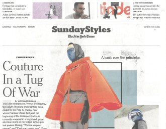 NEW YORK TIMES SUNDAY STYLES