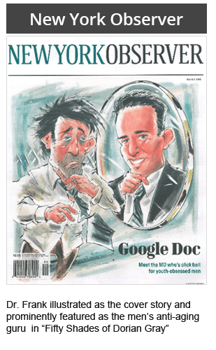 New York Observer Magazine illustrated Dr. Paul Jarrod Frank as the cover story