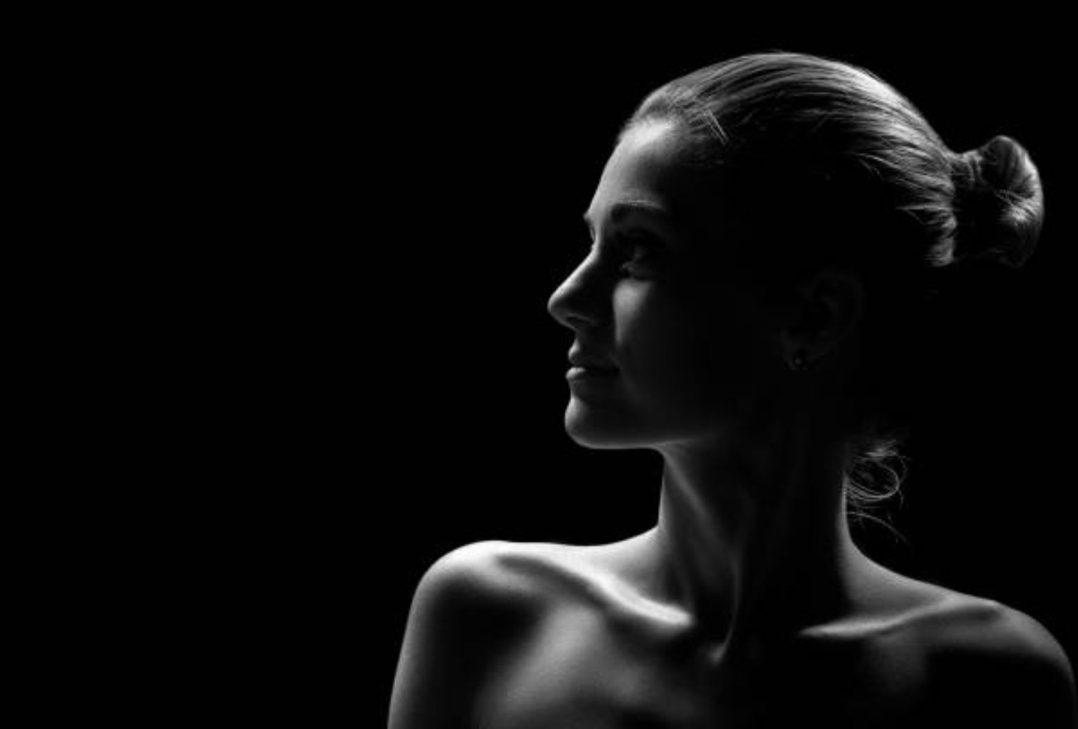 profile of woman's face